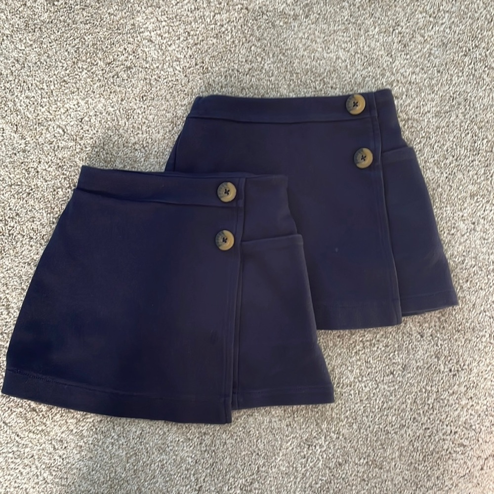 French Toast girls uniform skirts size 4/5 navy blue